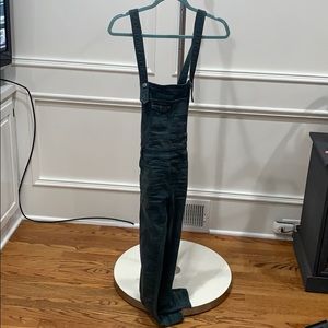 Free people Long denim overalls